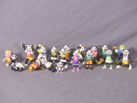 Lot de sujets flunch serie Panda 