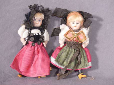 2 poupées mignonnette allemandes  - tête 