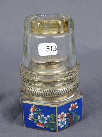 Très jolie et ancienne petite lampe à opium en 