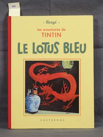 Hergé : Tintin ; Le Lotus bleu en 1re édition 