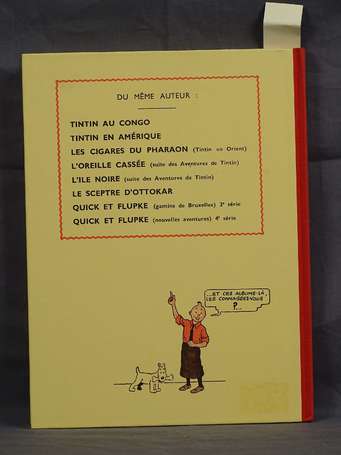 Hergé : Tintin ; Le Lotus bleu en 1re édition 