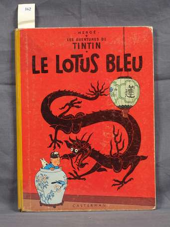 Hergé : Tintin ; Le Lotus bleu en réédition de 