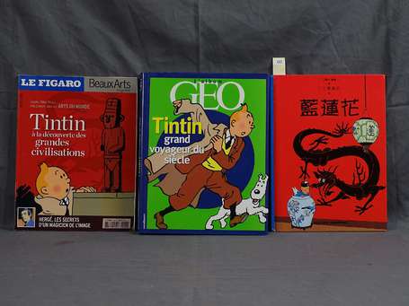 Hergé : Tintin ; L'album Géo Tintin voyageur du 