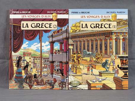 Martin : Les Voyages d'Alix ; La Grèce 1 et 2 en 