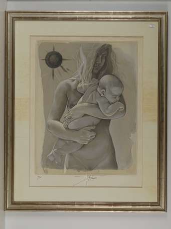 TRÉMOIS Pierre-Yves (1921-2020) - La maternité, 