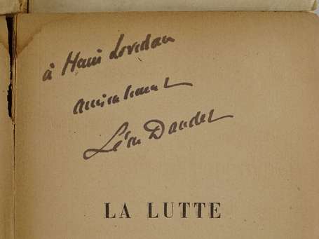 DAUDET (Léon) - [Ensemble de 3 volumes :] La lutte