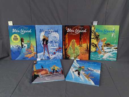 Roels : Bleu Lézard 1 à 6 en éditions originales 