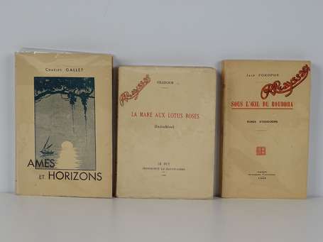 [Ensemble de 3 volumes petit In-8° brochés :] 