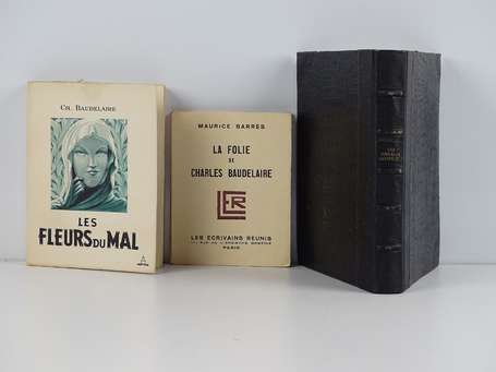 [Ensemble de 3 volumes :] BAUDELAIRE (Charles) - 