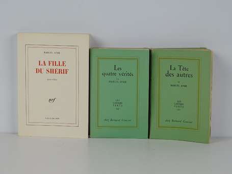 AYMÉ (Marcel) - [Ensemble de 3 volumes :] La tête 