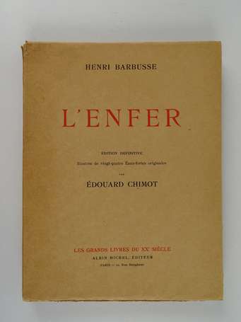 BARBUSSE (Henri) - L'enfer. Édition définitive - 