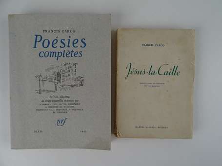 CARCO (Francis) - [Ensemble de 2 volumes :] 