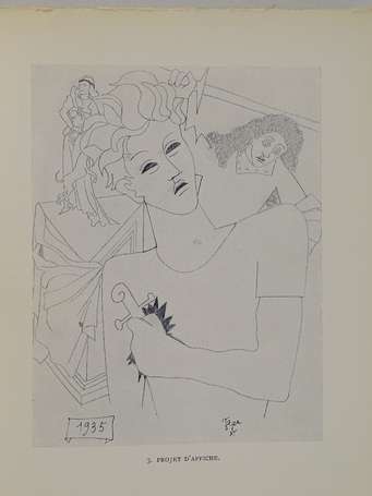 COCTEAU (Jean) - Dessins en marge du texte des 