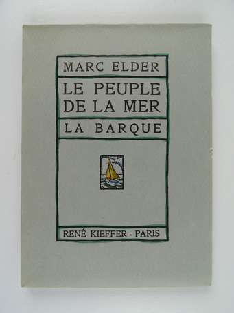 ELDER (Marc) - Le peuple de la mer - La barque - 