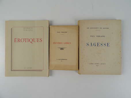 [EROTICA] - [Ensemble de 3 volumes :] VERLAINE 