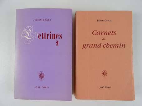 GRACQ (Julien) - [Ensemble de 2 volumes In-12° 