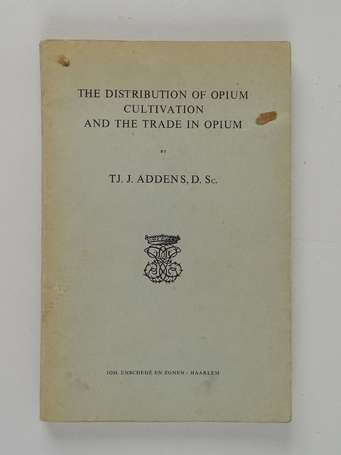 ADDENS (TJ. J.) - The distribution  of opium 