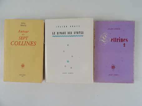 GRACQ (Julien) - [Ensemble de 3 volumes In-12° 