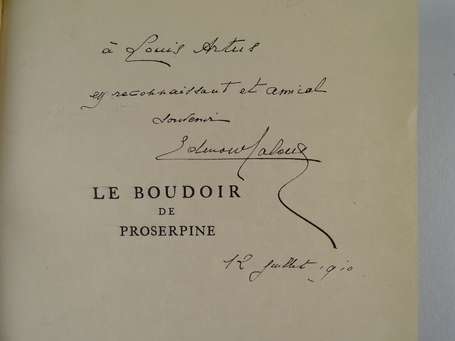 JALOUX (Edmond) - Le boudoir de Proserpine - 