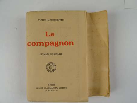 MARGUERITTE (Victor) - Le compagnon. Roman de 