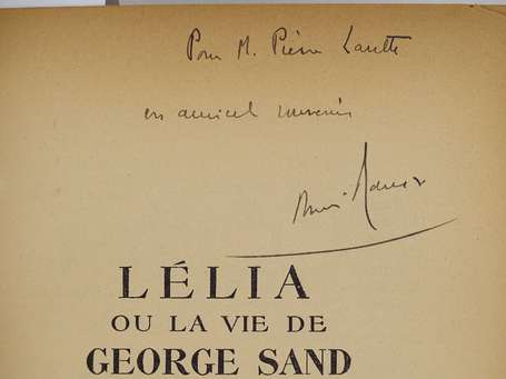 MAUROIS (André) - Lélia ou la vie de George Sand -