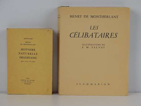 MONTHERLANT (Henry de) - [Ensemble de 2 volumes :]