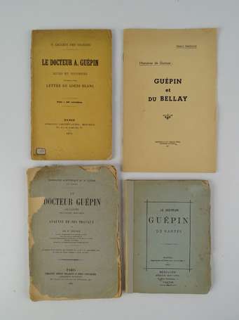 [Ensemble de 4 volumes concernant Ange Guépin :] 