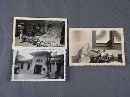 Quatre photos des années 1930, Indochine française