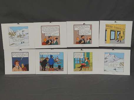 Hergé : un classeur d'images tintin de 2010.