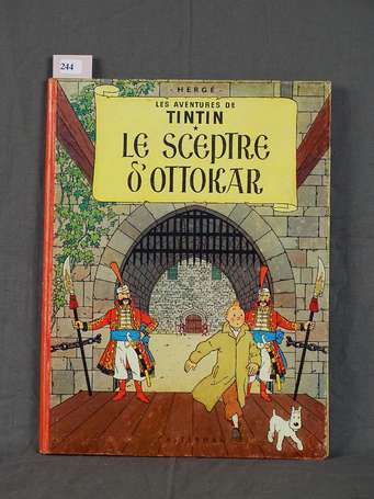 Tintin - Le Sceptre d'Ottokar en édition à dos B33