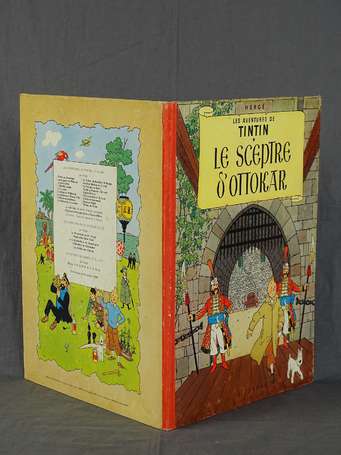 Tintin - Le Sceptre d'Ottokar en édition à dos B33