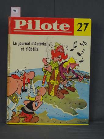 Reliure du journal Pilote n°27 en état moyen. 