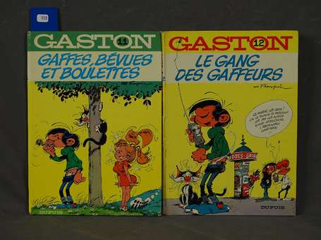 Franquin : Gaston 11 et 12 ; Gaffes, bévues et 