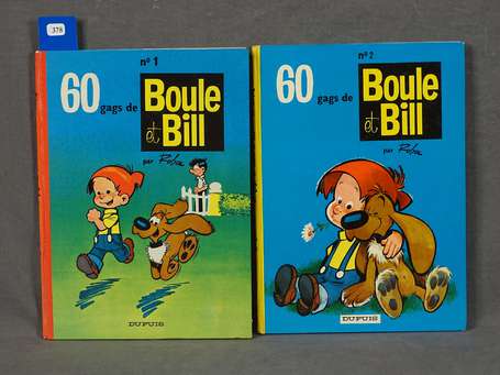 Roba : Boule et Bill 1 et 2 en 2e édition de 1965 