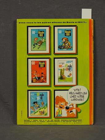 Roba : Boule et Bill 6 en première édition de 1970