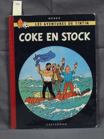 Hergé : Tintin ; Coke en stock en 2e édition de 