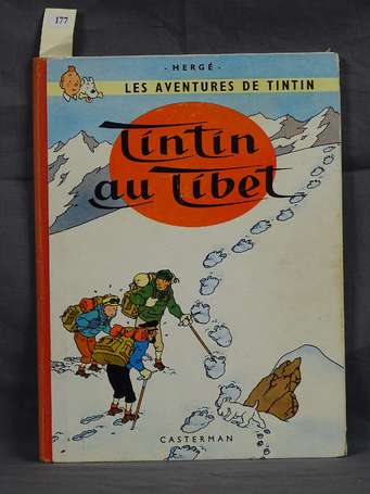 Hergé : Tintin ; Tintin au Tibet en édition 