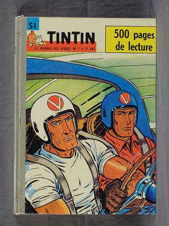 Tintin : reliure 51 des n°676 à 685 en très bel 
