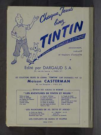 Tintin : reliure 52 des n°686 à 705 en très bel 