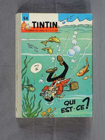 Tintin : reliure 54 des n°716 à 725 en très bel 