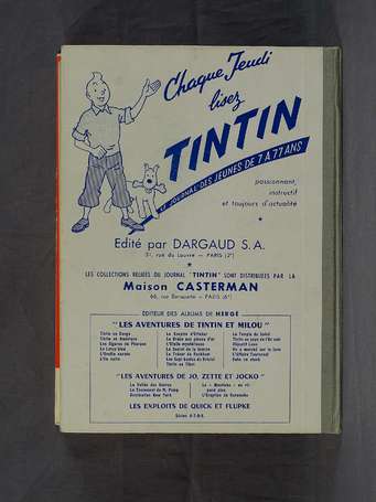 Tintin : reliure 56 des n°736 à 455 en très bel 