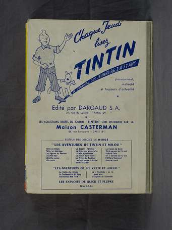 Tintin : reliure 59 des n°776 à 785 en très bel 