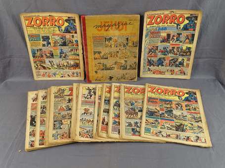 Zorro : 70 n° entre les n° 83 de janvier 1948 et 