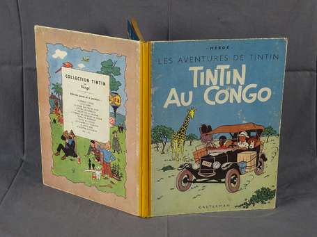 Hergé : Tintin 2 ; Tintin au Congo en édition 
