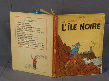 Hergé : Tintin 7 ; L'Île Noire en édition 