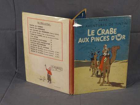 Hergé : Tintin 9 : Le Crabe aux pinces d'or en 
