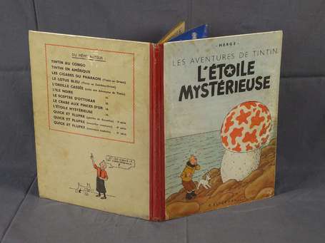 Hergé : Tintin 10 : L'Etoile mystérieuse en 2e 