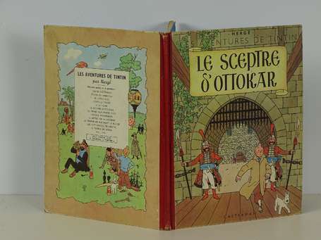 Hergé : Tintin 8 : Le Sceptre d'Ottokar en 