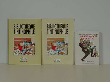 Hergé : 2 livres : Tintin, bibliographie d'un 