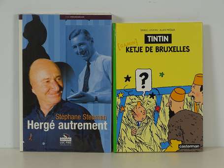 Hergé : 2 livres : Hergé autrement en tirage 
